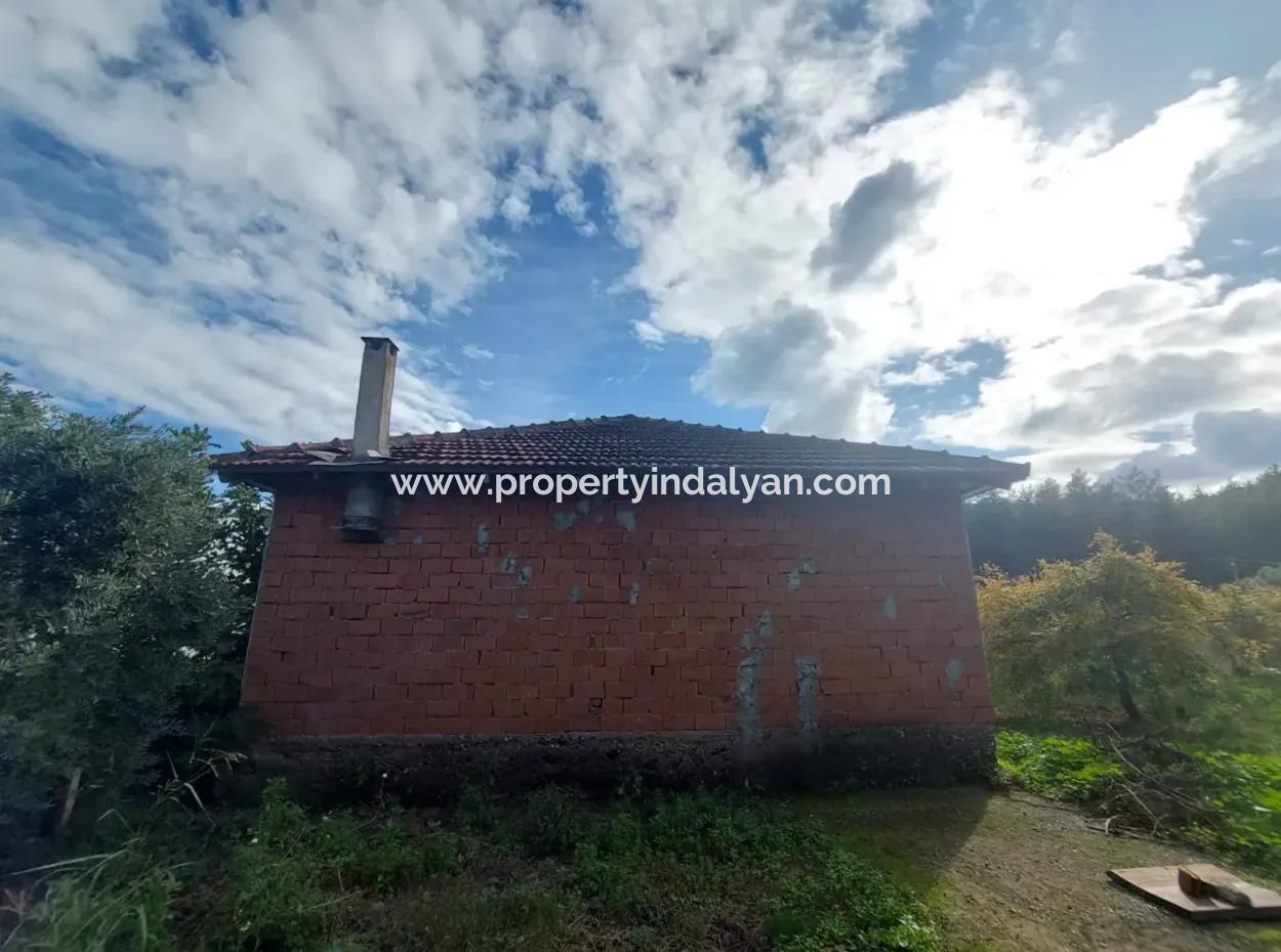 Muğla, Köyceğiz, Kavakarası 500 M2 Arazide 80 M2  2+1 Kelepir Köy Evi Satılık