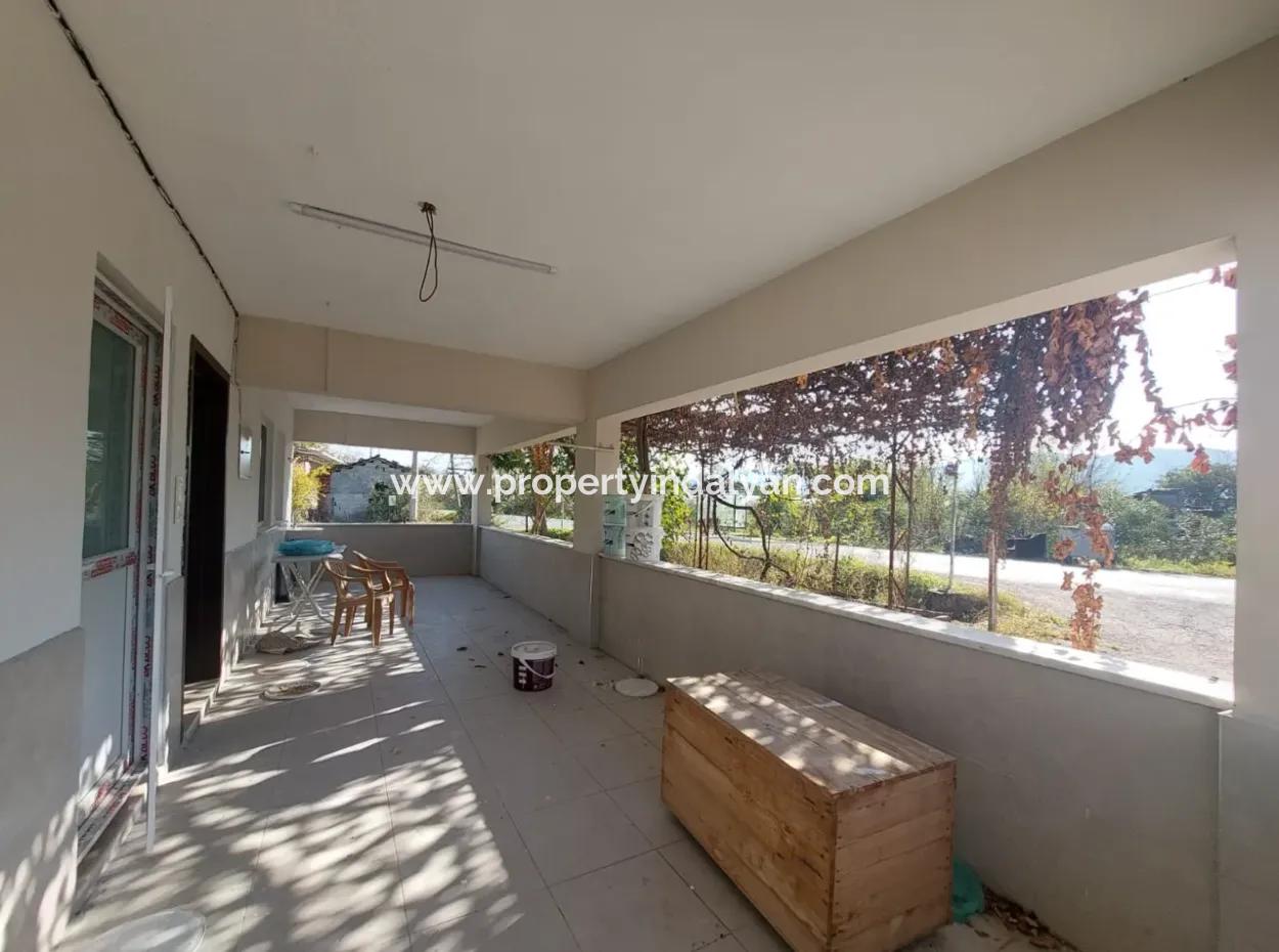 Muğla Ortaca Eskiköyde 120 M2, 3+1 Ev Kiralık.