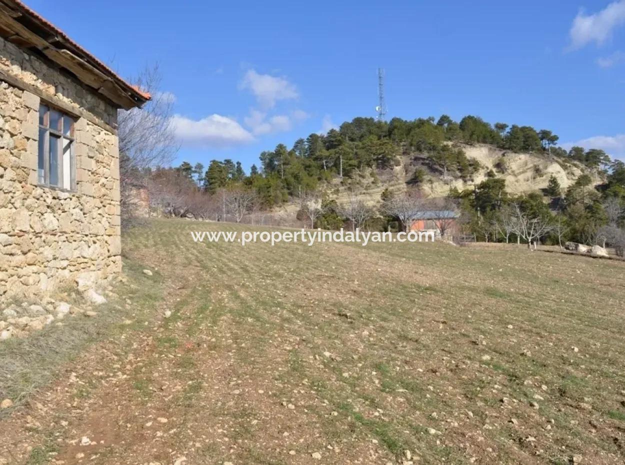 Çameli Gökçeyakada Satılık Veya Takas Taş Ev Ve Arazisi