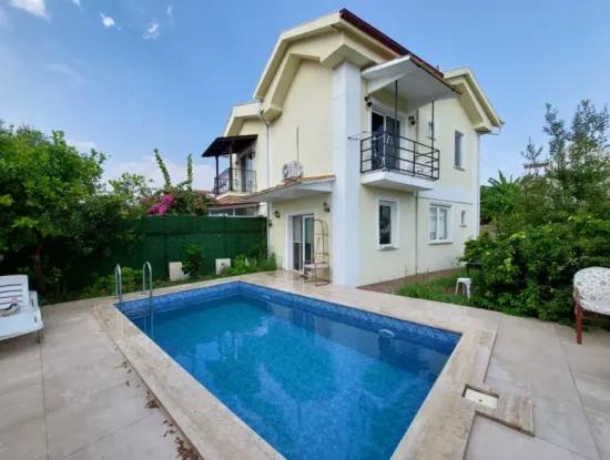 Muğla Dalyan’da Özel Havuzlu Eşyalı  Dubleks Kiralık