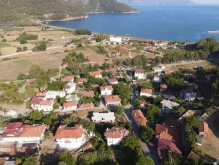 Köyceğiz Ekincik Te Satılık Deniz Manzaralı 748 M2 Müstakil Arsada 170 M2, 3+1 Villa