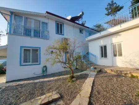 Muğla Dalyan Gökbelde Deniz Manzaralı Müstakil Eşyalı Villa Kiralık