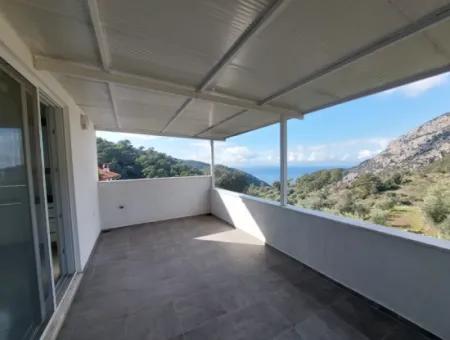 Muğla Dalyan Gökbel De Deniz Manzaralı 2 Müstakil Daire Kiralık