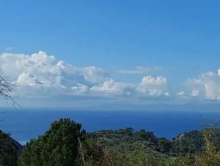 Ortaca Gökbel De Deniz Manzaralı Müstakil 2 640 M2  Arazi Satılık